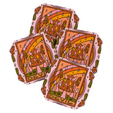 15. Devil Tarot Mushroom Coaster