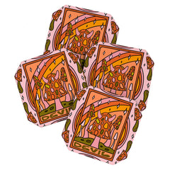 15. Devil Tarot Mushroom Coaster