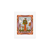 16. Tower Tarot Mushroom Art Print