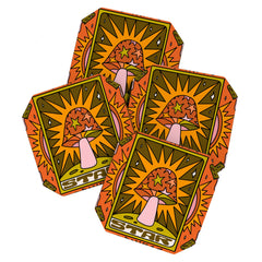 17. Star Mushroom Coaster