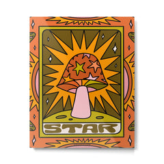 17. Star Mushroom Metal Print
