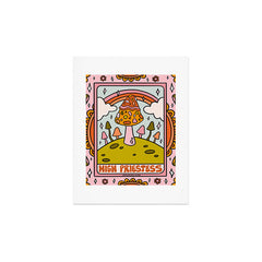 2. High Priestess Mushroom Art Print