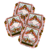 20. Judgment Tarot Mushroom Coaster