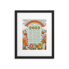 2025 Calendar Framed Art Print