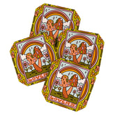 6. The Lovers Mushroom Coaster