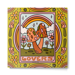 6. The Lovers Mushroom Metal Print