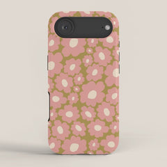 70������s Retro Floral iPhone Case