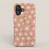 70������s Retro Floral iPhone Case