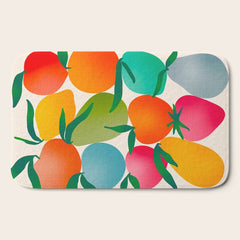 2025 BRIGHT FRUIT MARKET CALENDAR Bath Mat