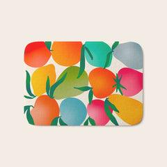 2025 BRIGHT FRUIT MARKET CALENDAR Bath Mat