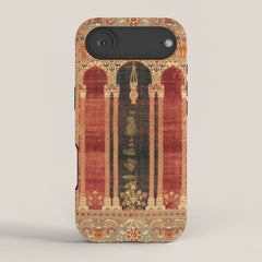 16th Century Carpet with Triple-Arch Design Turkish Print iPhone Case