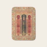 16th Century Carpet with Triple-Arch Design Turkish Print Bath Mat