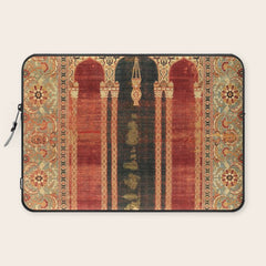 16th Century Carpet with Triple-Arch Design Turkish Print Laptop Sleeve