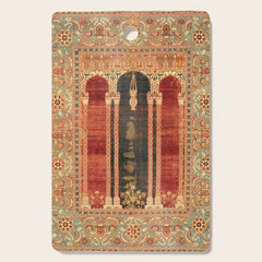 16th Century Carpet with Triple-Arch Design Turkish Print Cutting Board