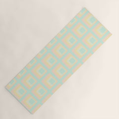 70s mod pale pastels Yoga Mat