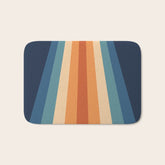 70's Retro Stripes Bath Mat