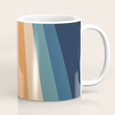 70's Retro Stripes Coffee Mug