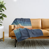 70's Retro Stripes Throw Blanket