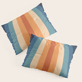 70's Retro Stripes Pillow Sham