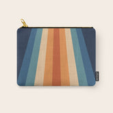 70's Retro Stripes Carry All Pouch