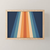 70's Retro Stripes Mini Art Print