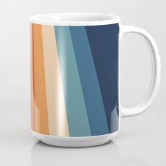 70's Retro Stripes Coffee Mug