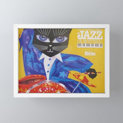 1994 Montreal Jazz Festival Cool Cat Poster No. 3 Gig Advertisement Mini Art Print