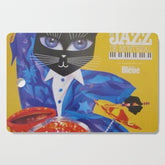 1994 Montreal Jazz Festival Cool Cat Poster No. 3 Gig Advertisement Cutting Board
