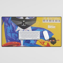 1994 Montreal Jazz Festival Cool Cat Poster No. 3 Gig Advertisement Desk Mat