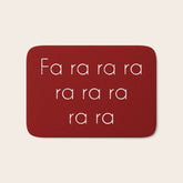 A Christmas Story Fa ra ra Deck the Halls Christmas Carol Bath Mat