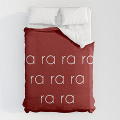 A Christmas Story Fa ra ra Deck the Halls Christmas Carol Duvet Cover