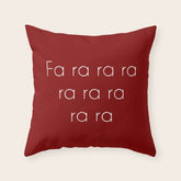 A Christmas Story Fa ra ra Deck the Halls Christmas Carol Throw Pillow