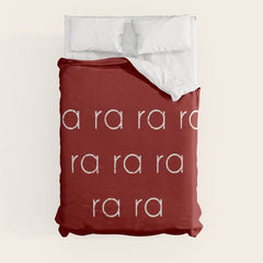 A Christmas Story Fa ra ra Deck the Halls Christmas Carol Duvet Cover