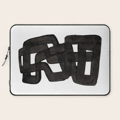 Boulder' Mid Century Modern Fun Abstract Shapes Laptop Sleeve