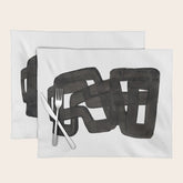 Boulder' Mid Century Modern Fun Abstract Shapes Placemat