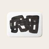 Boulder' Mid Century Modern Fun Abstract Shapes Bath Mat