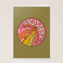 2020 Sagittarius Stationery Card