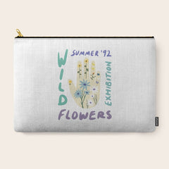 90s Wild Flowers Exhibition Poster Carry All Pouch