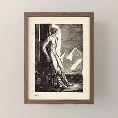 "Day" by Rockwell Kent (1919) Mini Art Print