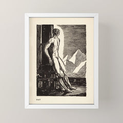 "Day" by Rockwell Kent (1919) Mini Art Print