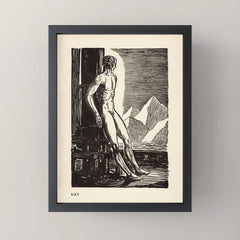 "Day" by Rockwell Kent (1919) Mini Art Print