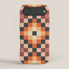 70s color squares pattern iPhone Case