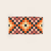 70s color squares pattern Bath Towel