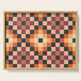 70s color squares pattern Serving Tray