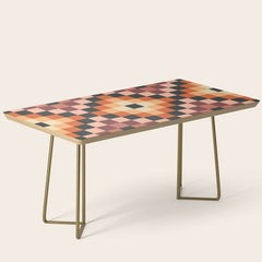 70s color squares pattern Coffee Table