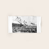 "The Starting Gate" Saratoga Springs Race Course Track Bath Towel