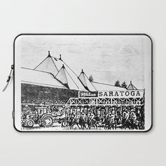 "The Starting Gate" Saratoga Springs Race Course Track Laptop Sleeve