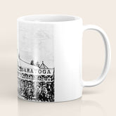 "The Starting Gate" Saratoga Springs Race Course Track Coffee Mug