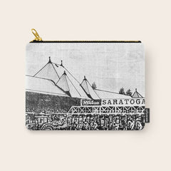 "The Starting Gate" Saratoga Springs Race Course Track Carry All Pouch