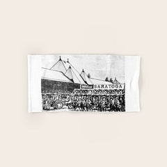 "The Starting Gate" Saratoga Springs Race Course Track Bath Towel